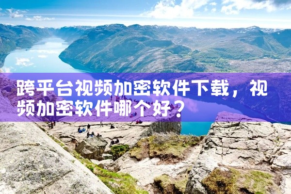 跨平台视频加密软件下载